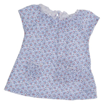 Jasper Conran, Kleid, Größe: 50/56, Blau/Weiß/Rot/Mehrfarbig, Baumwolle #mIq