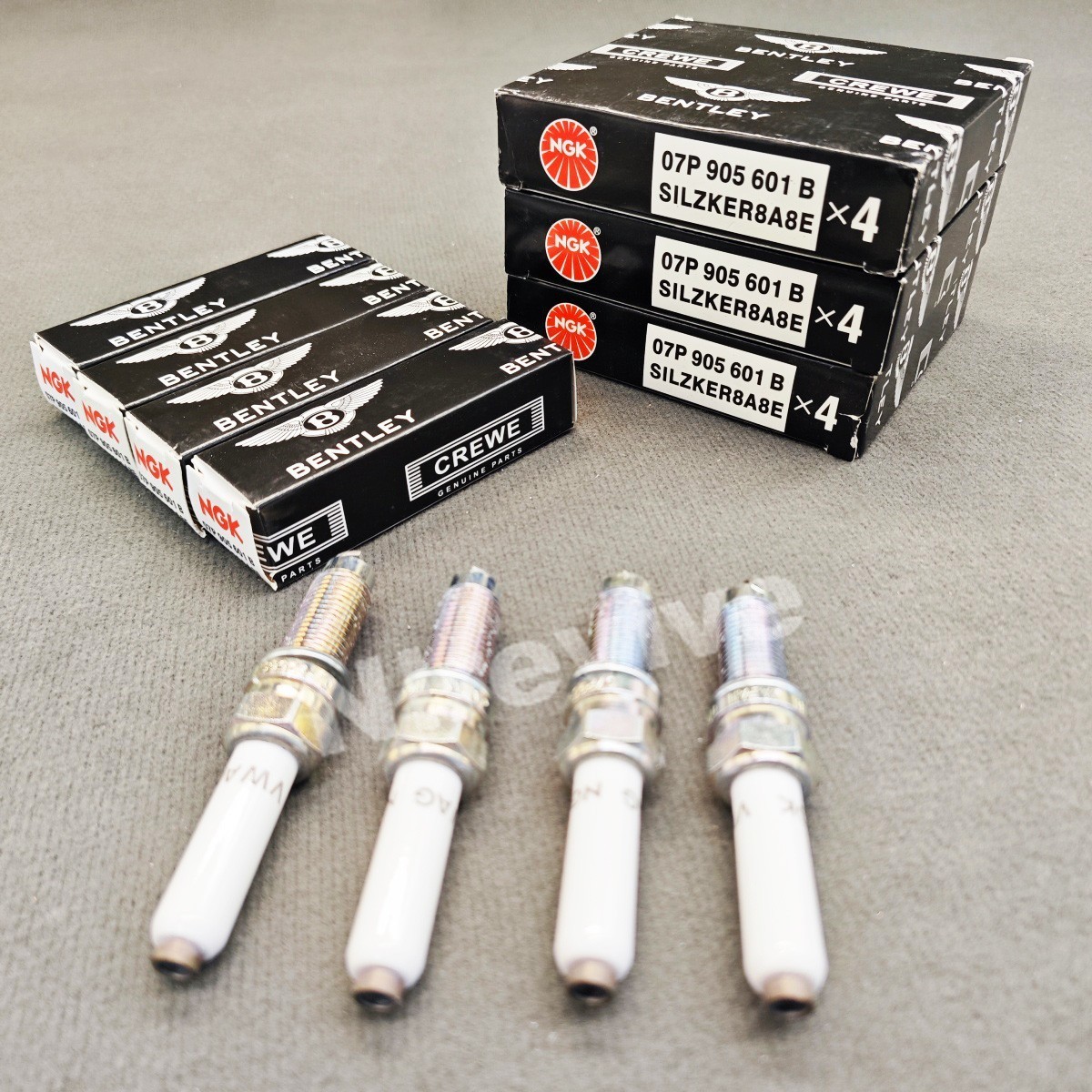 12 Pcs Bentley Spark Plugs W12 6.0T 07P905601B For W12 NEW