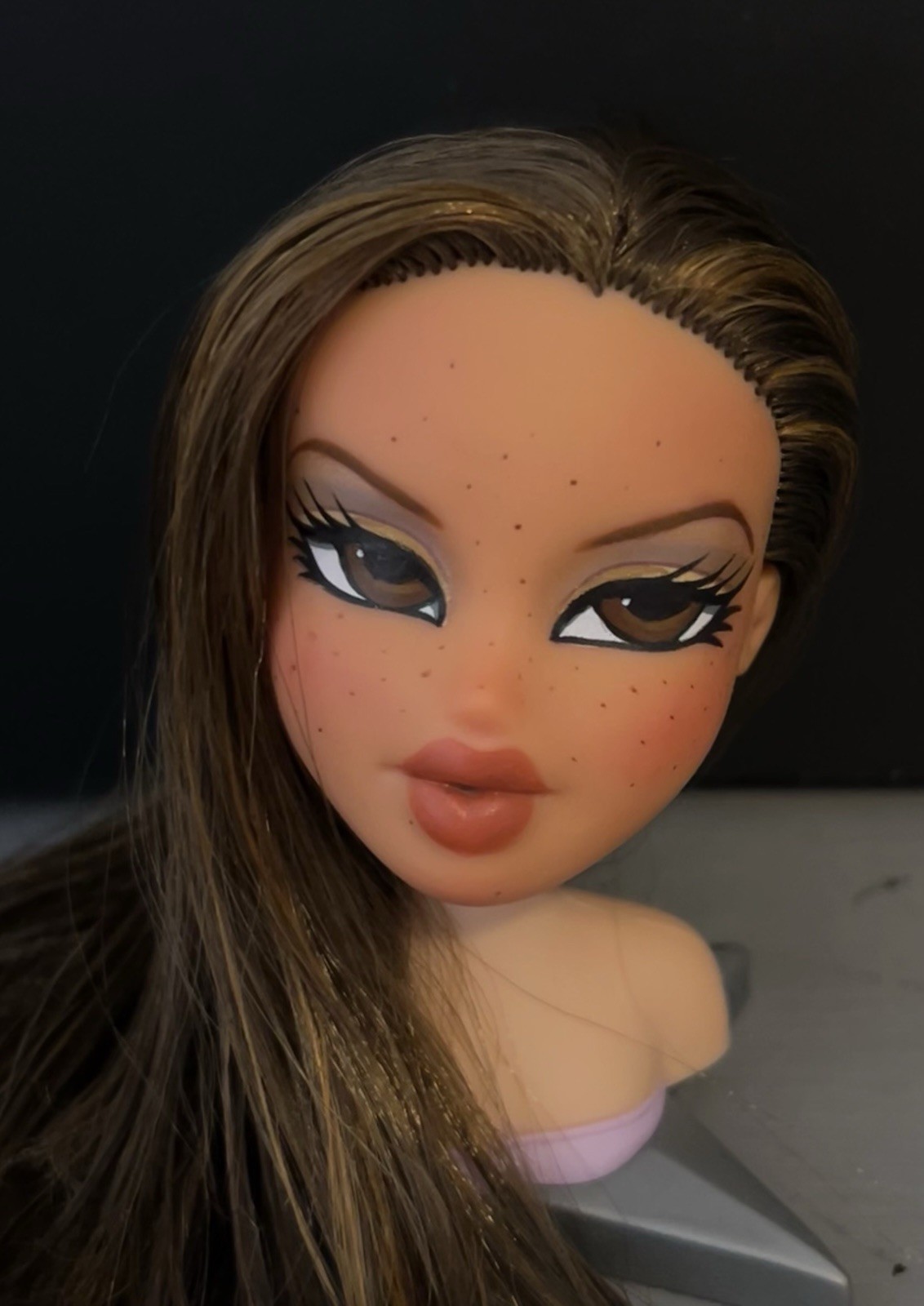 Bratz Yasmin Doll HEAD ONLY REPAINT OOAK