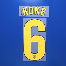 Koke 25-26 Atlético de Madrid  Player Size Nameset Name Number ID Print