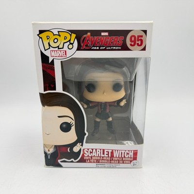 Funko Pop! Marvel Scarlet Witch #95 Avengers Age Of Ultron Vinyl Figure BOX WEAR