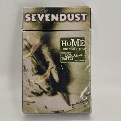 Sevendust Home Cassette Cigarette Box 1999 TVT Record Hype Sticker Nu Metal READ