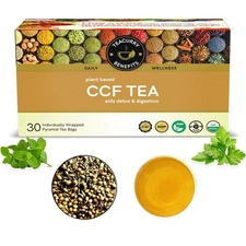 TEACURRY CCF Tea - 30 Tea Bags, CCF Detox Tea for digestive health, skin