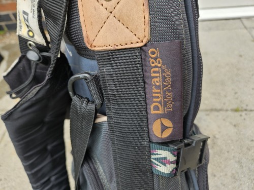 VTG 90’s TaylorMade Izzo Durango Stand Bag Green Cream Black - Picture 6 of 7
