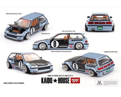 Kaido House Honda Civic EF Kaido Roulette V1 PREORDER ETA Aug/Sep - Bild 1 von 1