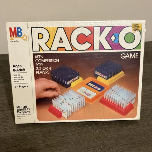 VINTAGE RACK-O BOARD GAME COMPLETE MILTON BRADLEY 1980s