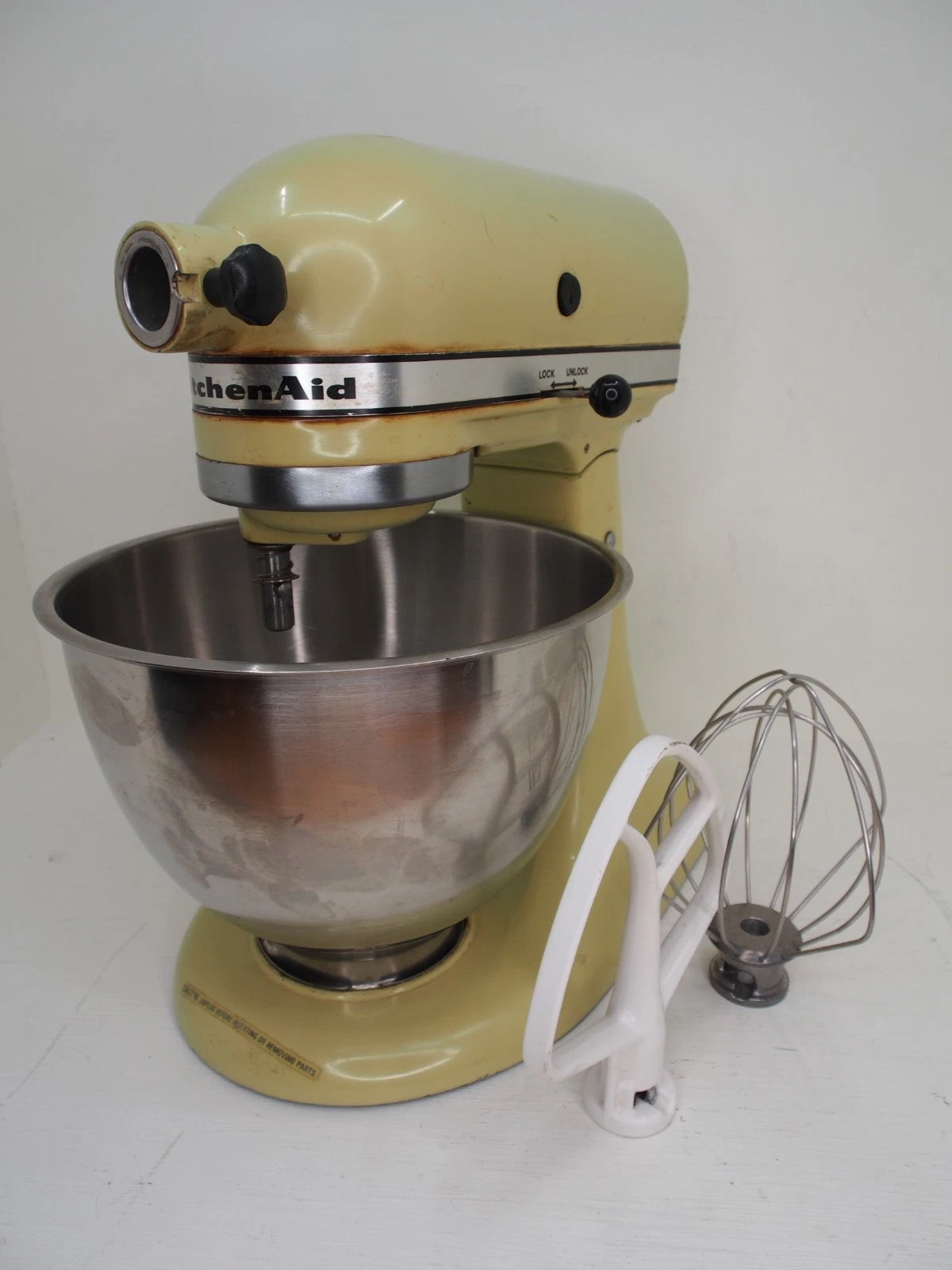 Vintage Kitchenaid K45 Tilt Head Mixer, Buttercream Yellow, Harvest Yellow
Opens in a new window or