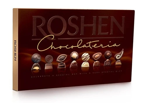 Roshen Chocolateria Assorted Ukrainian Chocolate Candies Gift Box