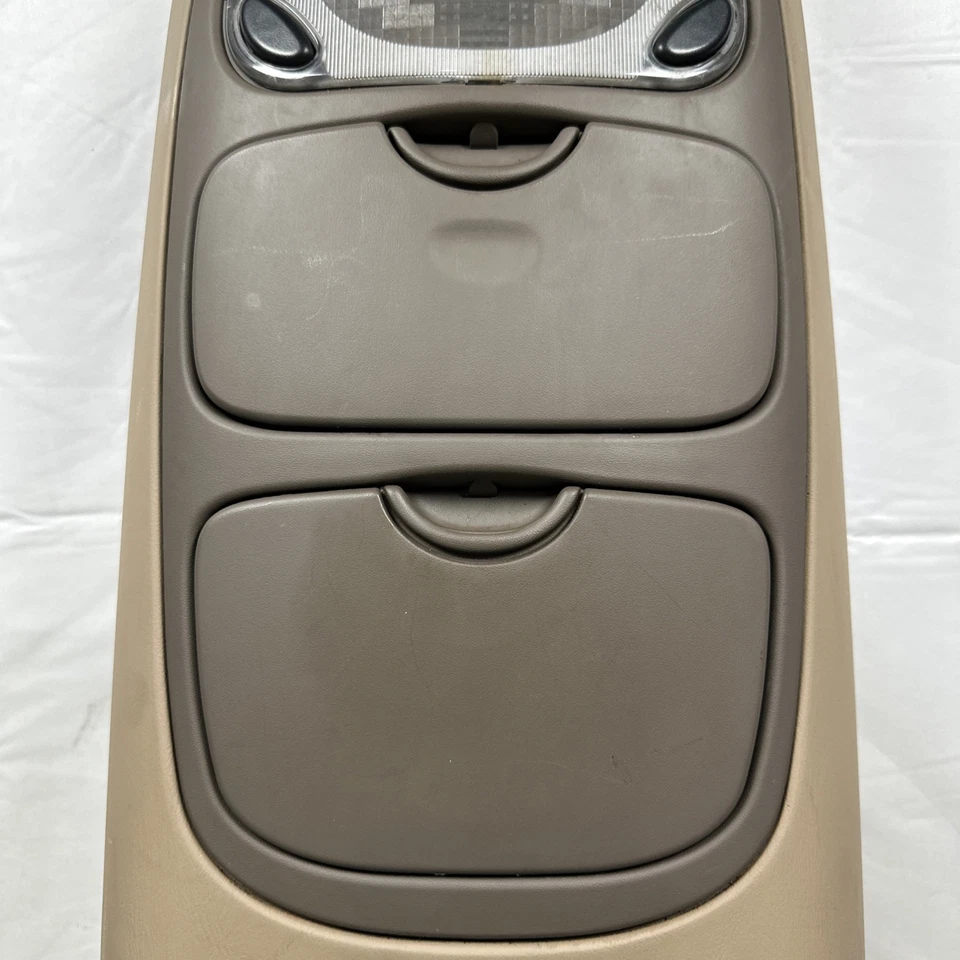 Ford Expedition 1997-2002 consola aérea mapa beige claro 00-05 excursión OEM Foto 4 de 4