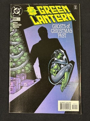 GREEN LANTERN NO 109 DC COMIC BOOK FEB 1999 CHRISTMAS PELLETIER COVER ART 1990'S