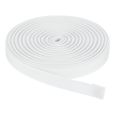 Nylon Webbing Strap 25 Yards 7/8'' Polypropylene Lightweight Strap White
