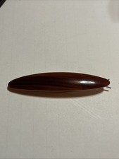 Vintage Bakelite Butterscotch Amber Hair Clip Barrette