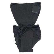 NORMA KAMALI Strapless Diaper Mio SZ Large NWT Bodysuit Stretch Designer Luxury