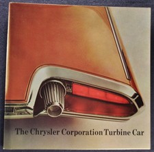 1963 Revised 1966 Chrysler Turbine Car Brochure Dodge Plymouth Original 1963 Revised 1966 Chrysler Turbine Car Brochure Dodge Plymouth Original