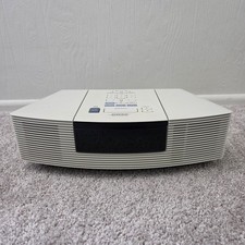 Tested Bose Wave Radio CD Player Model AWRC1P White Tan FM AM Stereo