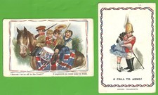 LOT de 2 Cartes Postales anglaises  (guerre 1914/1918)