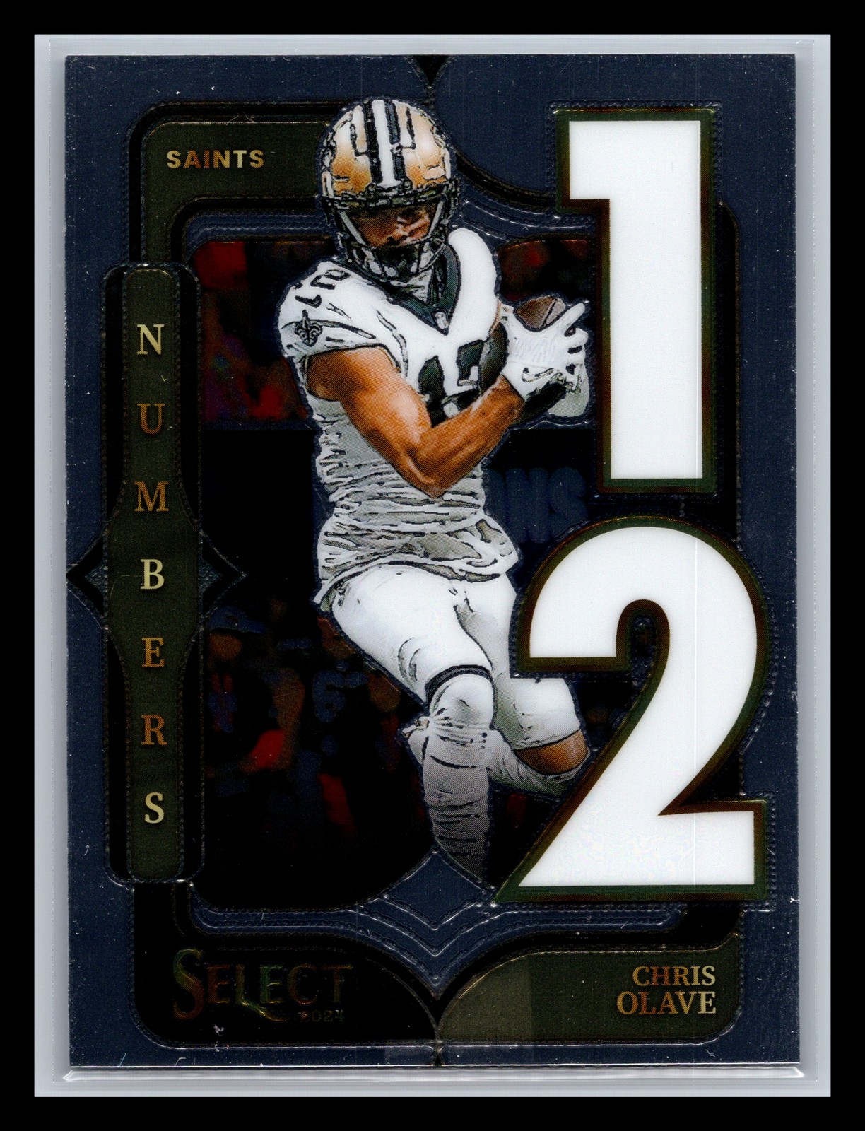 Chris Olave New Orleans Saints 2024 Panini Select #13 Select Numbers
