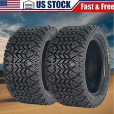 Set Of 2 23x10.5x14 All Terrain Tires 6pr 23 10.5 14 Atv Utv Tire Mud Golf Cart