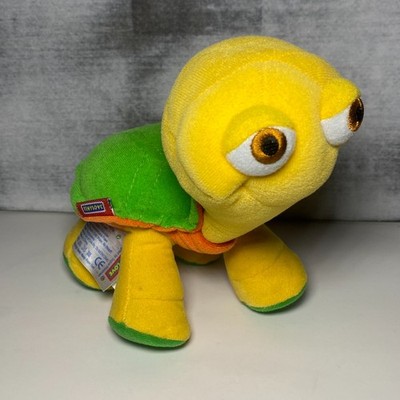 Vintage Tiny Love Hug Me Laughing Baby Turtle Plush w/ Ladybug 9  - Non Working