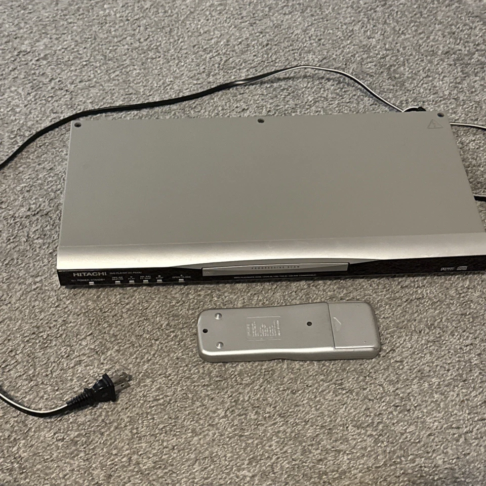 Reproductor de DVD escaneo progresivo HITACHI DV-P543U con control remoto probado Foto 4 de 4