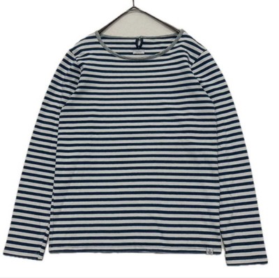 Mens Visvim visvim Excellent Condition BORDER CREW INDIGO Indigo Border Cut Sew