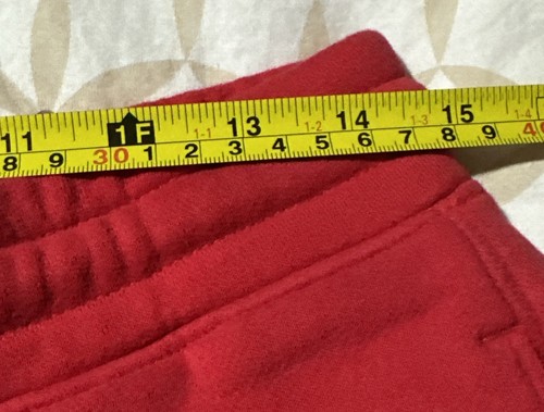 Hollister Logo Sweatpants Men’s Small Red Boho Retro 90s Y2K Casual Comfy Cozy - Picture 4 of 8