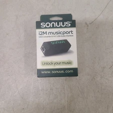Sonuus i2M Musicport MIDI Converter and Hi-Z Guitar USB Audio Interface NEW