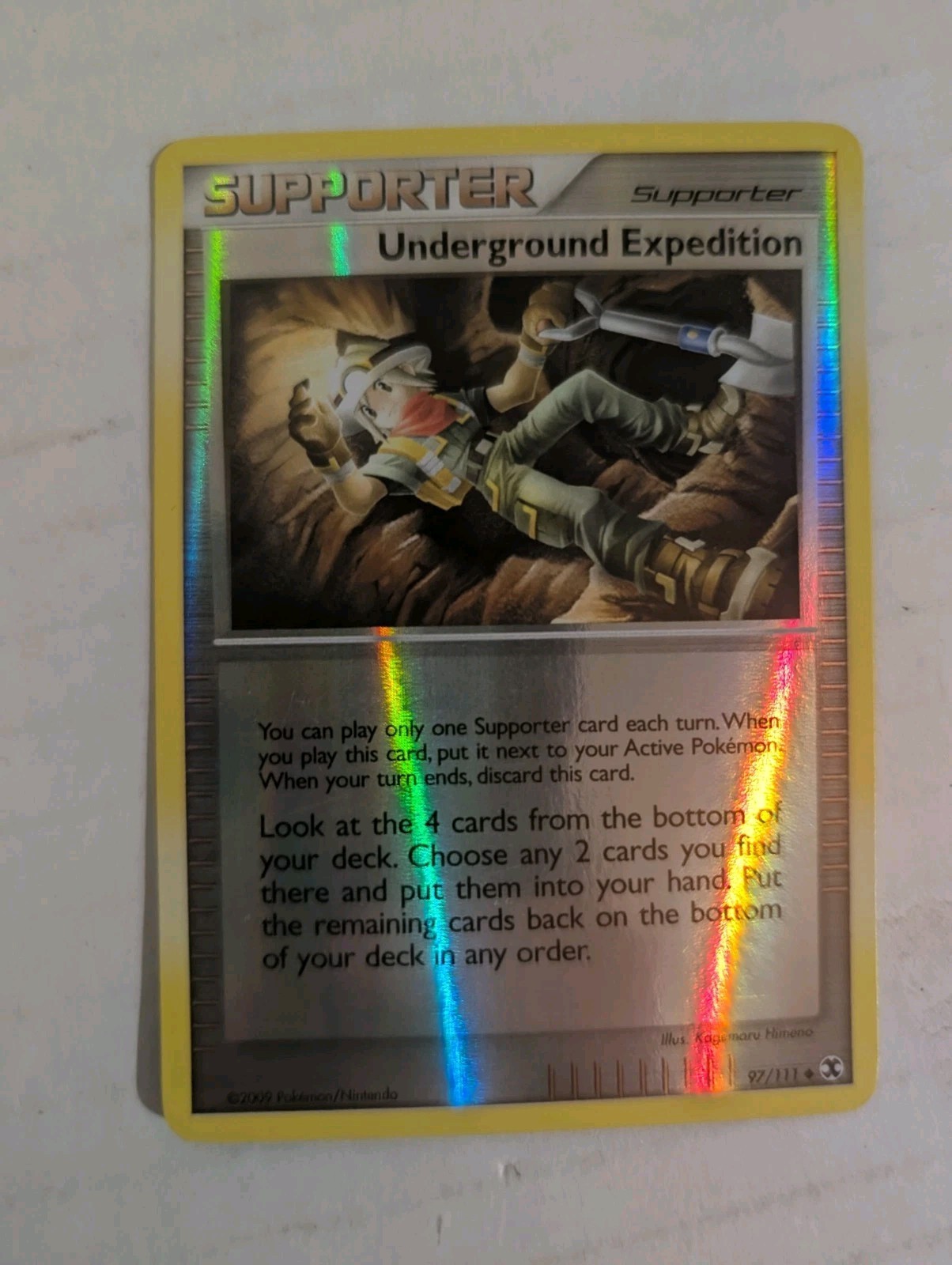 Underground Expedition 97/111 Reverse Holo Pokémon 2009 Rising Rivals LP