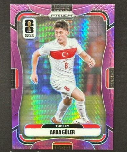 Arda Guler 2026 Panini Prizm FIFA World Cup Purple Hyper Base /299 #487