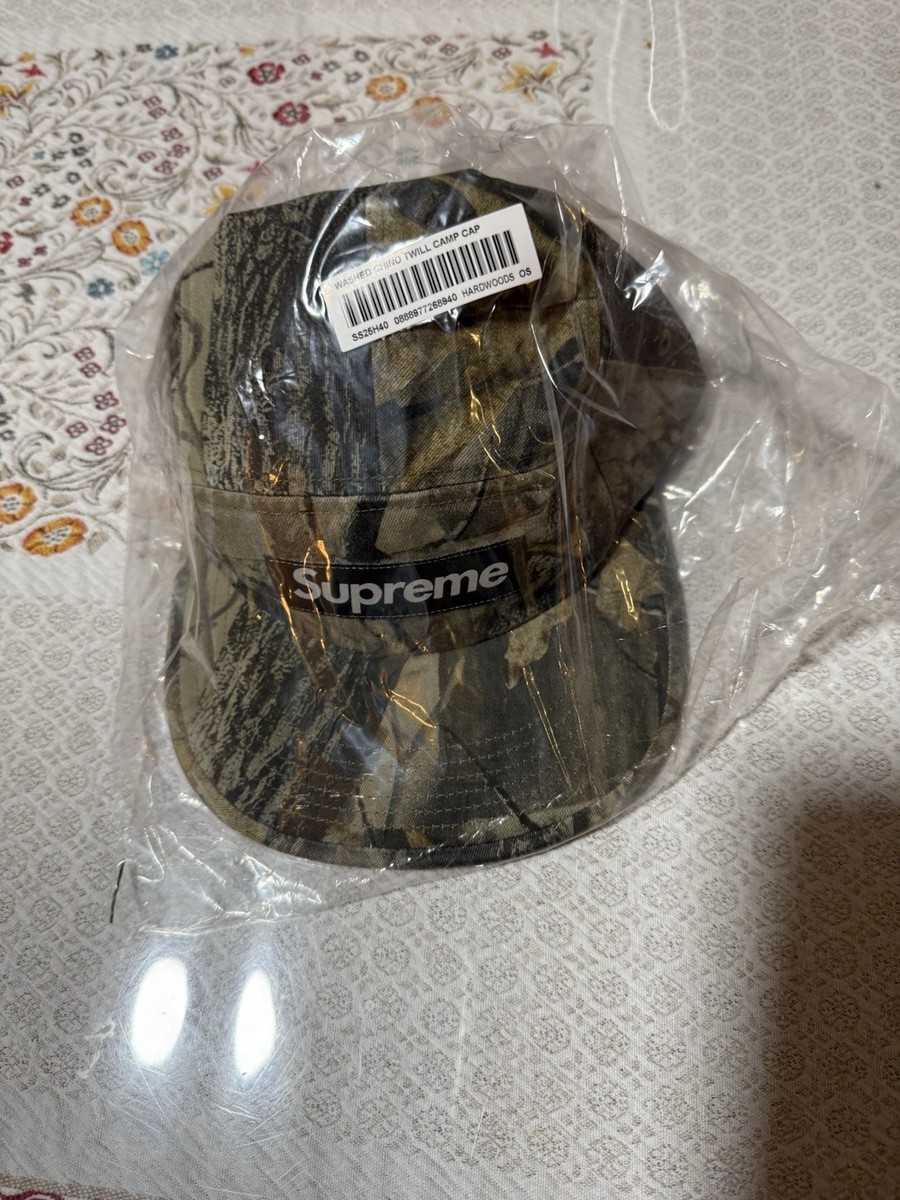 帽子 Supreme Washed Chino Twill Camp Cap Camo Supreme Washed Chino Twill Camp Cap Camo | eBay