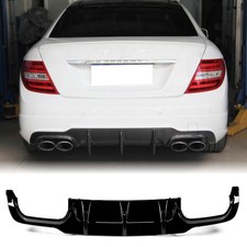 Diffuseur Noir Brillant Pour Mercedes Benz W204 C204 C63 Coupé AMG 12-15