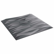 Wall Panels 12 pcs Stone Grey 50 x 50 cm XPS Foam vidaXL
