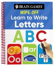 Brain Games Wipe-Off - Learn to Write: Letters Kids...
