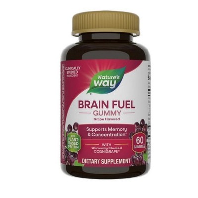 Brain Fuel Gummy 60 Gummies  by Nature's Way