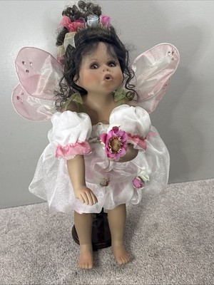 Florence Maranuk SHOW STOPPERS BLOWING KISS Pink Fairy Doll 19  with Stand