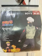 InSpirit Designs Naruto Shippuden Kakashi Boys (M8) 6PC Costume