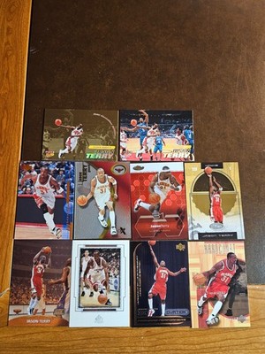 JASON TERRY -**Premium Lot of 10 Different ( 2 RC - 2 Inserts)** -Hawks