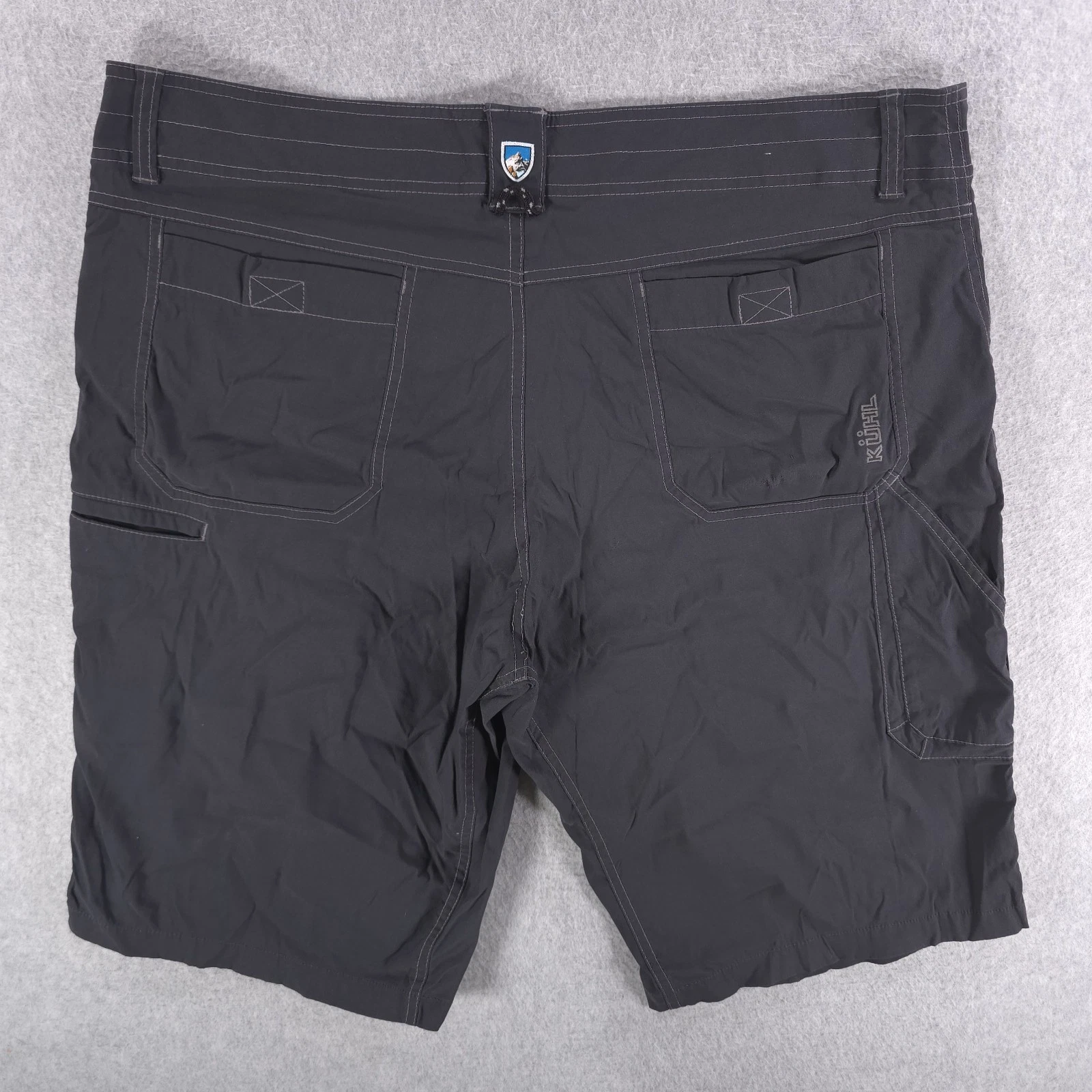 KUHL Renegade Cargo Gray Hiking Trail Outdoor Performance Shorts Mens 40x12