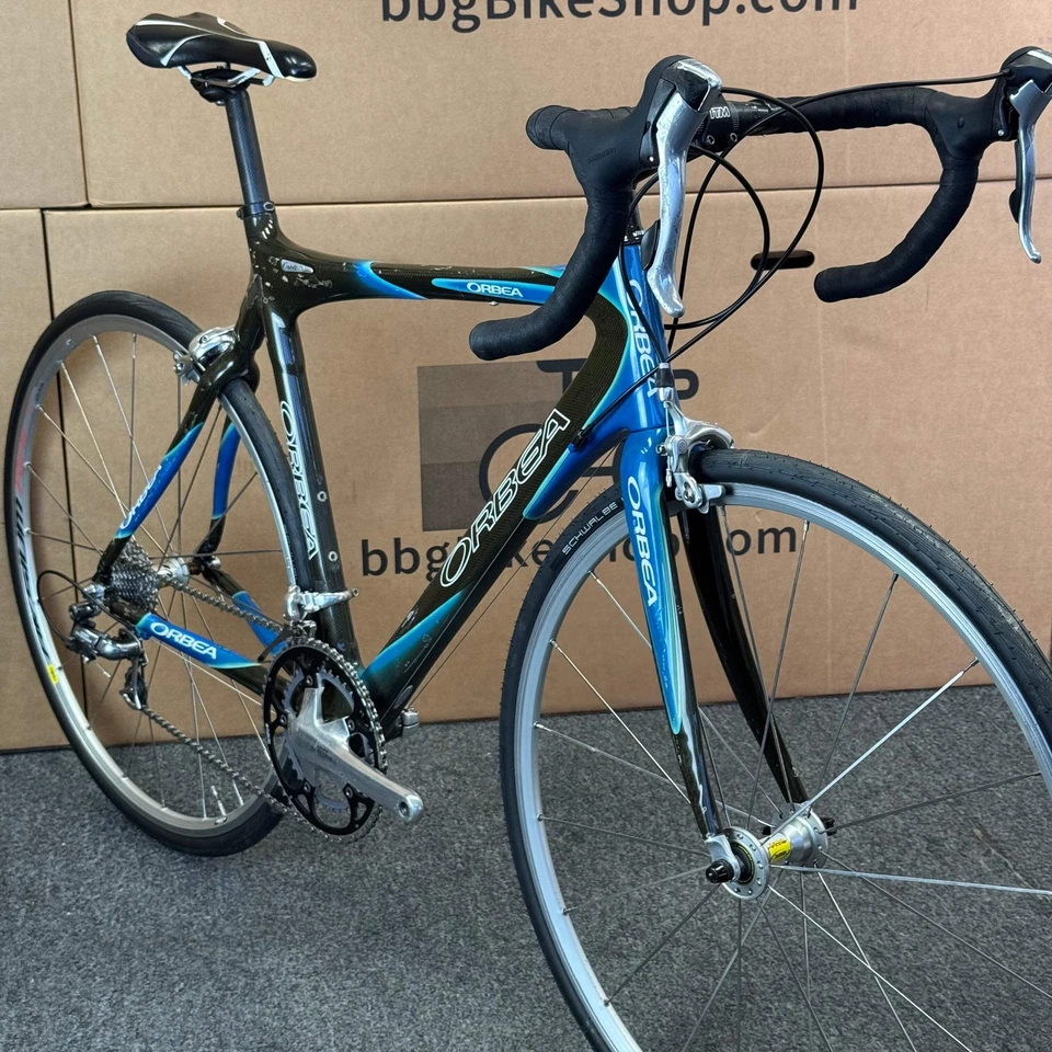 Bicicleta de carretera Orbea Orca usada, fibra de carbono-2006, 54 cm Foto 3 de 4