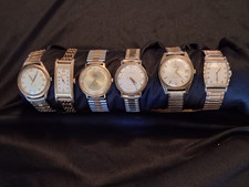 Lot Of (6) Running Vintage Mechanical Mens Wrist Watches Elgin, Waltham etc.....
