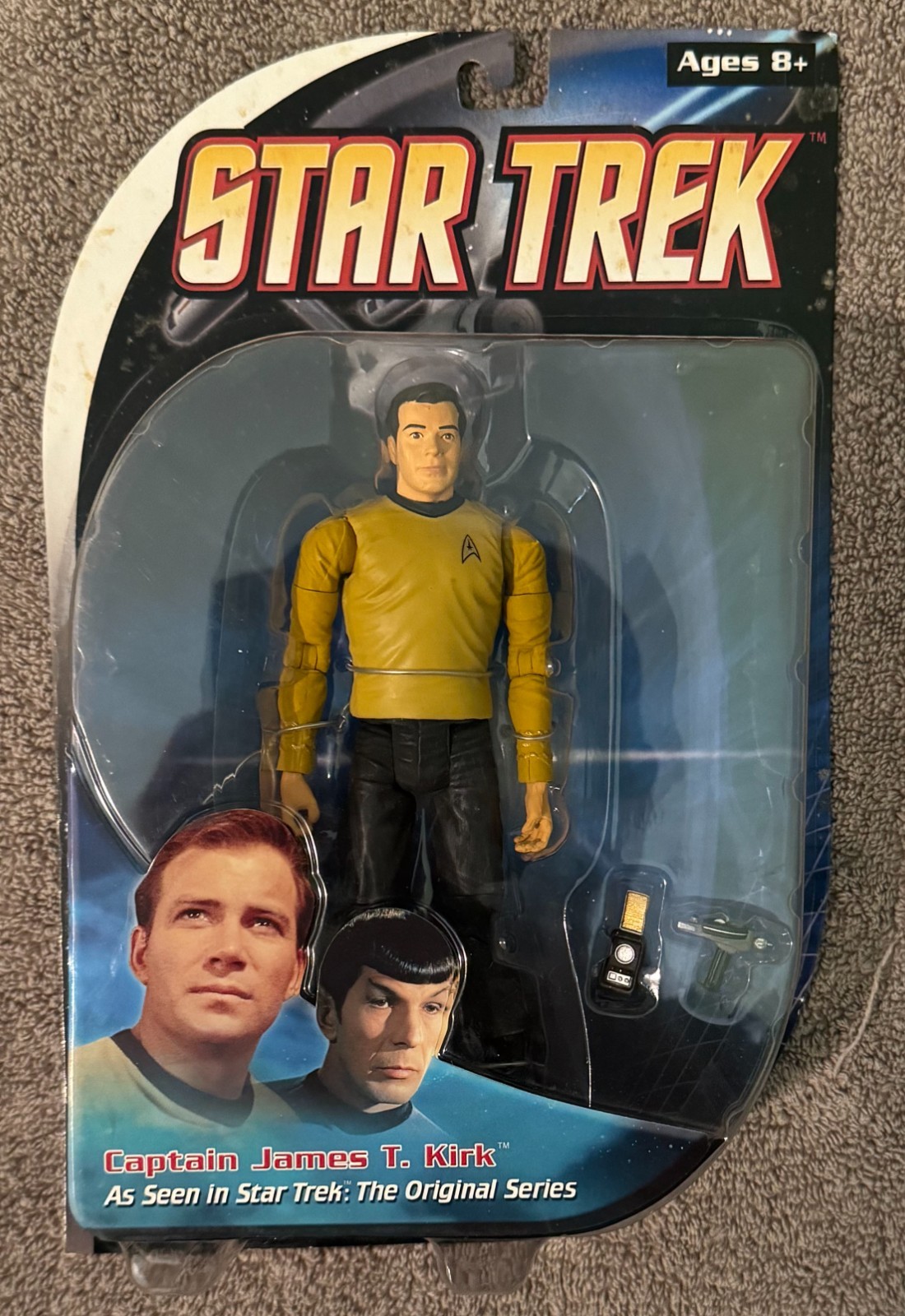 STAR TREK TOS - Captain James T. Kirk Action Figure, Diamond Select, 2008 NIB -