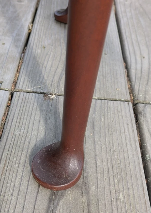 Hermosa mesa Eldred Wheeler Queen Anne estilo cerezo porringer dueño único Foto 3 de 4