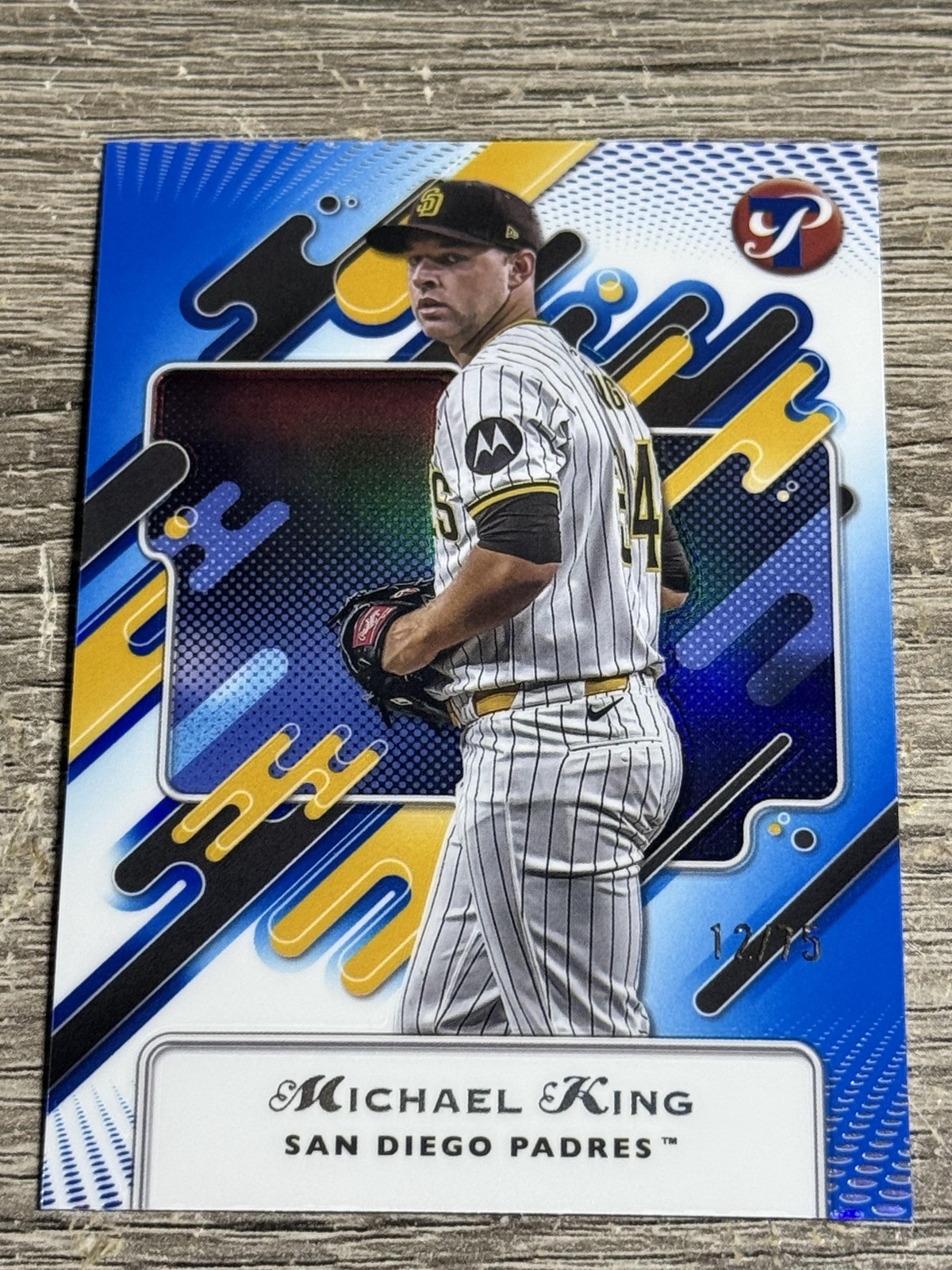 2025 Topps Pristine #228 Michael King Pristine Blue Refractors #/75