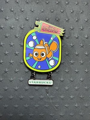 Disney Parks Animal Kingdom Finding Nemo Pin Starbucks Mystery Neon 2026 New