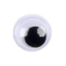 1 Piece 7mm Black Eye for DIY Crafts, used