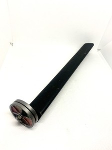 Vintage KALEIDOSCOPE Double Wheels Stained Glass Triangular Tube 