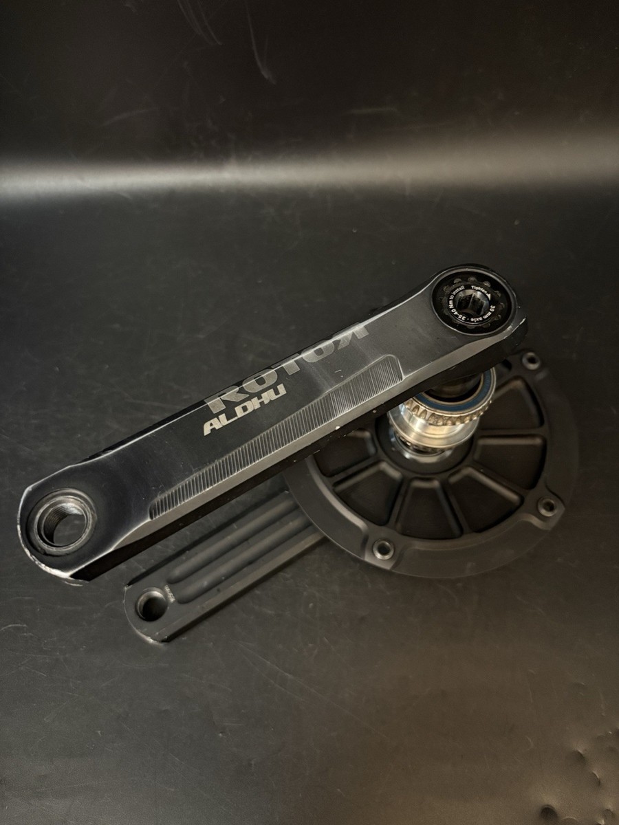 Rotor Aldhu Crankset Black 165mm Track Bike Fixed Gear 144bcd | eBay