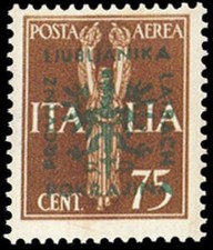 1944, Deutsche Besetzung II. WK Laibach, 23, ** - 3695083