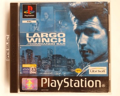 LARGO WINCH COMMANDO SAR PAL Playstation 1 PS1 PS2 PS3 Complete Game