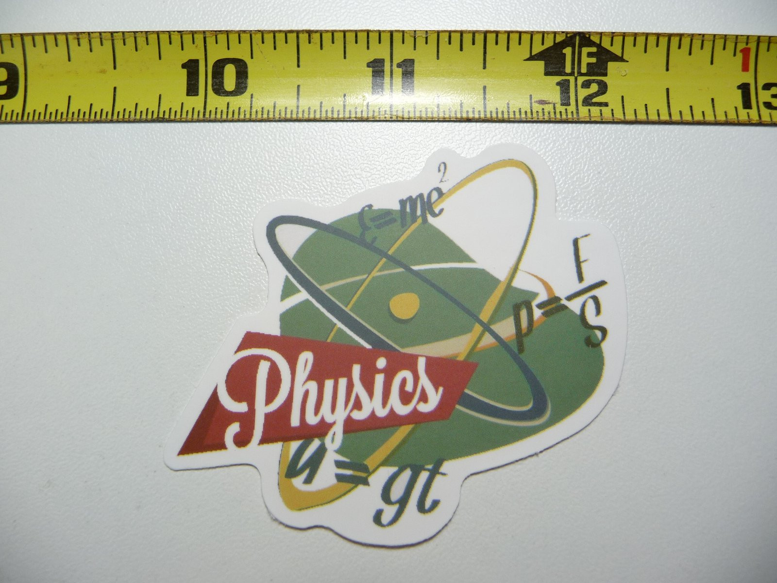 Physics Formulas Decal Sticker for Science Teachers and Professors School Supplies